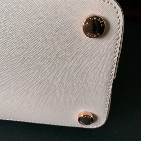 Michael Kors Women’s Rose Gold Pink Large Dome Satchel Brand New - Picture 12 of 16